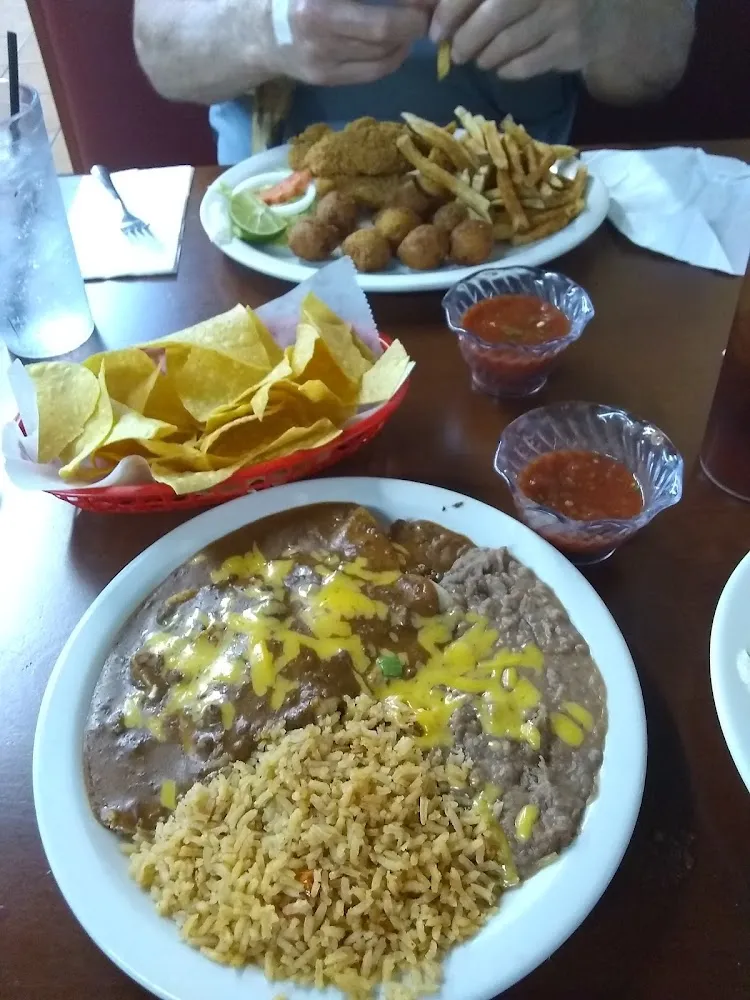 Enchiladas & Catfish Fillets